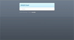 Desktop Screenshot of abhijith.github.io