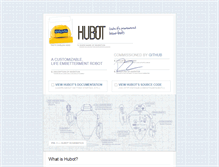 Tablet Screenshot of hubot.github.com