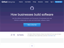 Tablet Screenshot of enterprise.github.com