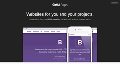 Desktop Screenshot of pages.github.com