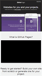 Mobile Screenshot of pages.github.com