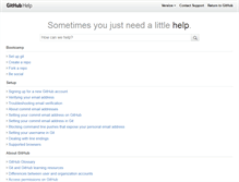 Tablet Screenshot of help.github.com